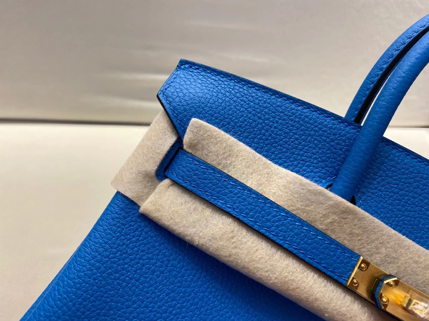 Hermès（爱马仕）birkin 25cm 金扣 法国togo B3 坦桑尼亚蓝 顶级纯手工 现货