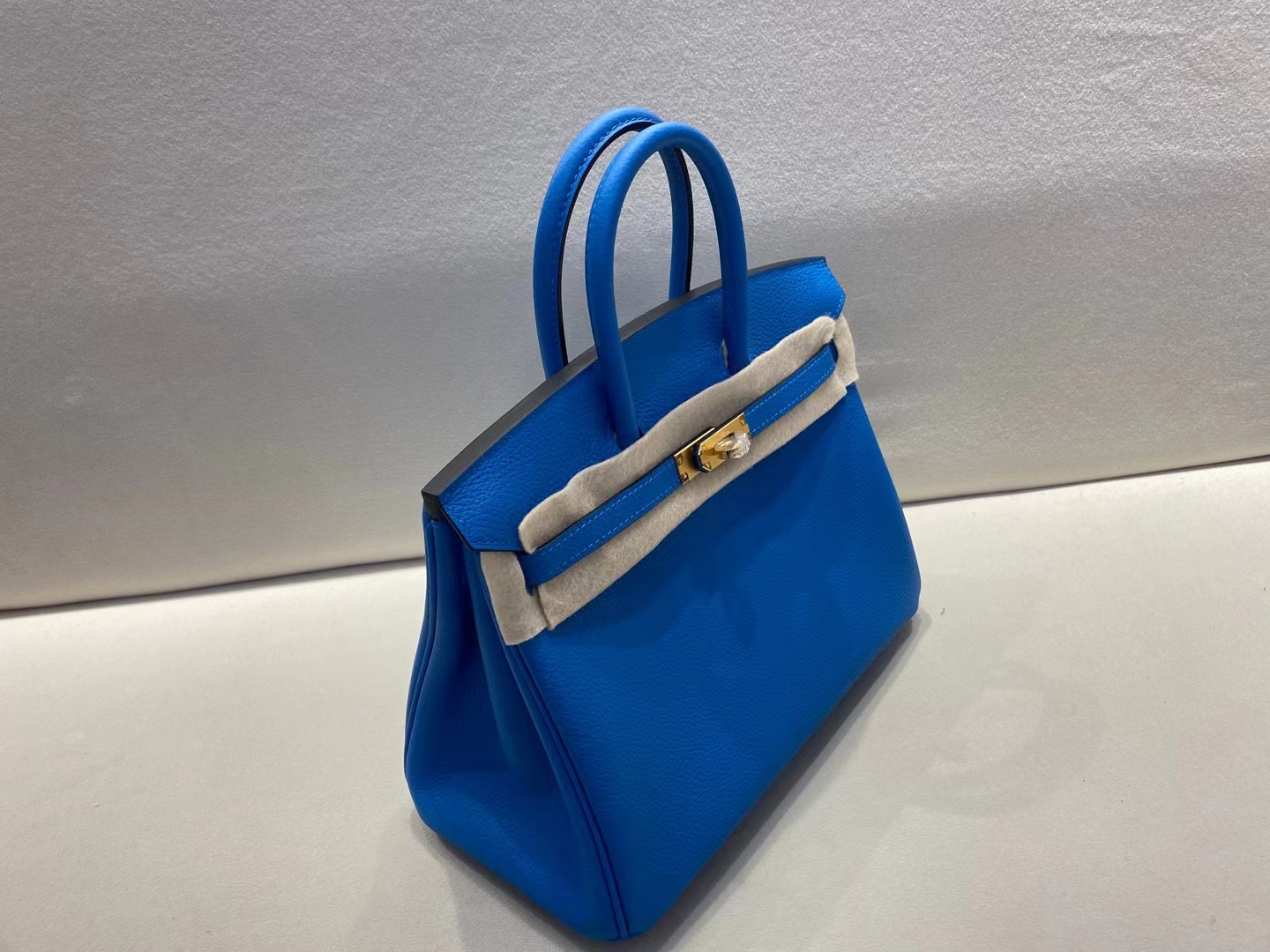 Hermès（爱马仕）birkin 25cm 金扣 法国togo B3 坦桑尼亚蓝 顶级纯手工 现货