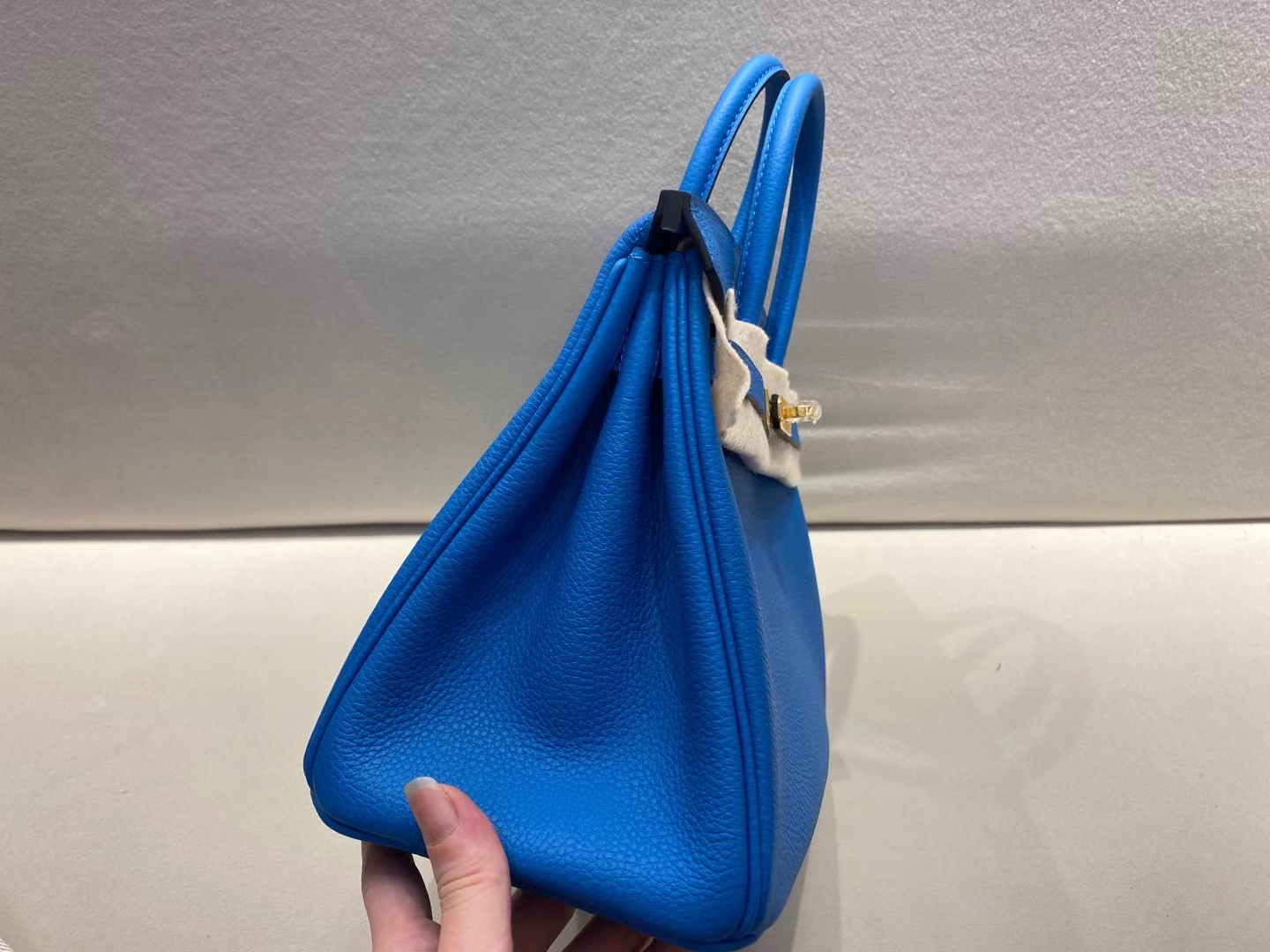 Hermès（爱马仕）birkin 25cm 金扣 法国togo B3 坦桑尼亚蓝 顶级纯手工 现货