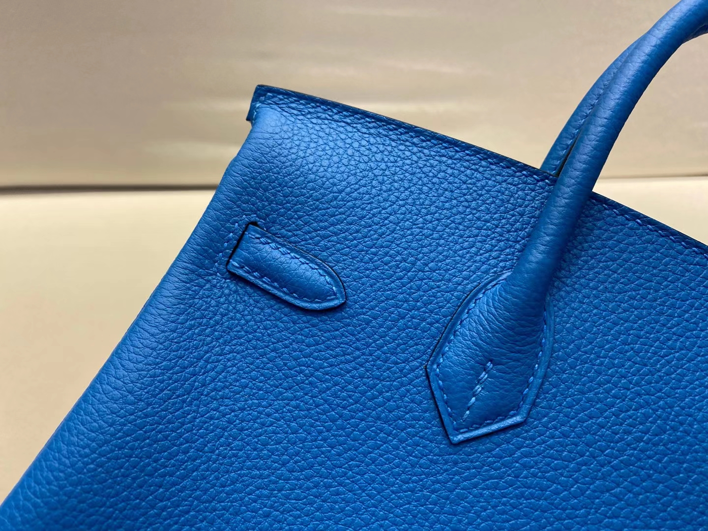 Hermès（爱马仕）birkin 25cm 金扣 法国togo B3 坦桑尼亚蓝 顶级纯手工 现货