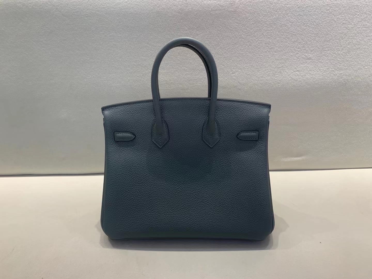 Hermès（爱马仕）Birkin 铂金包 法国togo 63 杏绿 银扣 25cm 顶级纯手工 现货