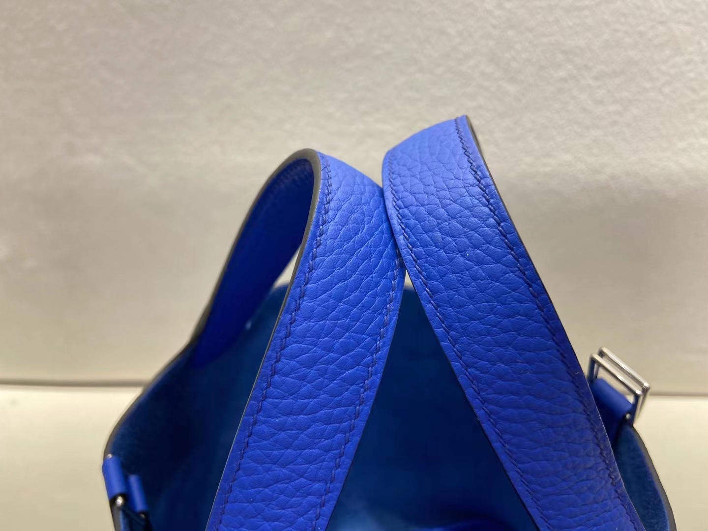 Hermès（爱马仕）Picotin 菜篮子 TC皮 i7 琉璃蓝 18cm 银扣 顶级纯手工